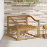 vidaXL Canapea Medie pentru Exterior Lemn Solid de Acacia Alb 3439023