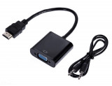 Cablu Convertor VGA+Audio La HDMI+Audio, General