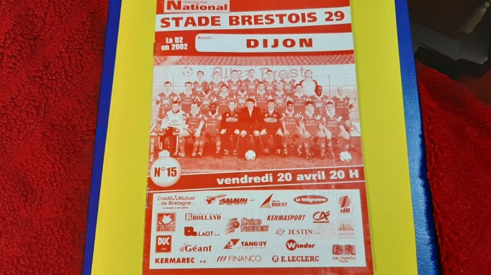 program Stade Brestois - Dijon