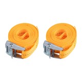 Set 2 chingi cu catarama NEO TOOLS 25 mm x 2,5 m, rezistenta 500 kg