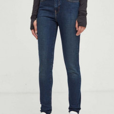 Levi's jeansi 721 HIGH RISE SKINNY femei, culoarea albastru marin