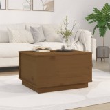 Masuta Cafea Gossi, Lemn Masiv Pin, 60x50x35 cm, Maro Miere, Blat Ridicator, Depozitare