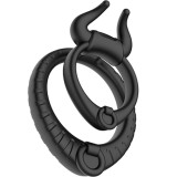 Armony-Bull's Pasion Ring Negru-Silicon