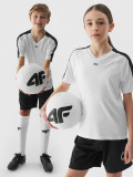 Tricou de fotbal pentru copii 4F x Robert Lewandowski - alb, 4F Sportswear