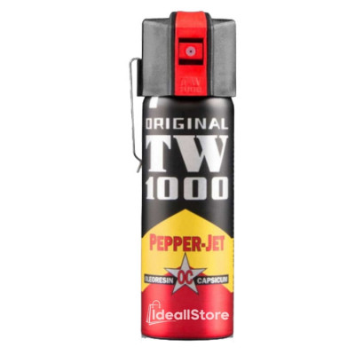 Spray cu piper IdeallStore&amp;reg;, TW-1000, jet, auto-aparare, 63 ml foto