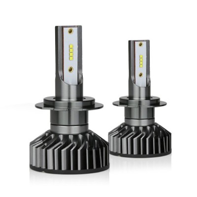Set 2 Becuri auto F2 H7, canbus, 10000lm, 160W/set, 8LED foto