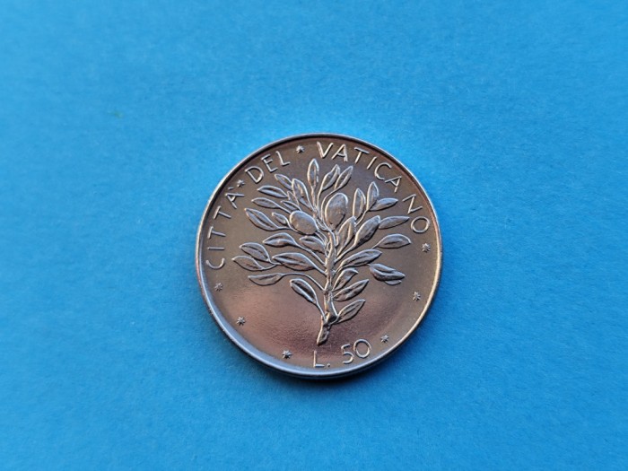 50 Lire 1973 Vatican-UNC-RAR