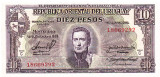 Uruguay 10 Pesos 1939 P-37c UNC