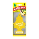 Odorizant auto, bradut, Wunder-Baum, Vanilie, pachet promo 2+1, 7.6 x 0.8 x 19 cm