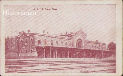 HST CP185 Carte poștală R&amp;acirc;mnicu Sărat Gara foto