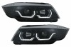 Faruri 3D LED Angel Eyes BMW Seria 3 Limousine E90 Touring E91 (03.2005-08.2008) LHD Negru Performance AutoTuning