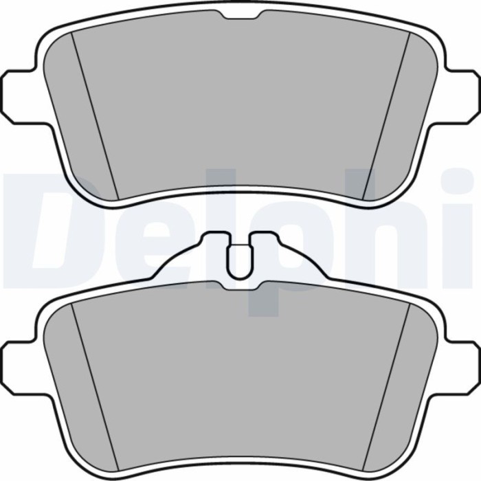 DELPHI LP3159 set placute frana,frana disc