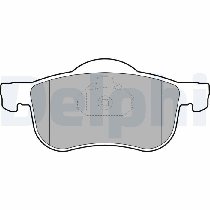 DELPHI LP1458 set placute frana,frana disc