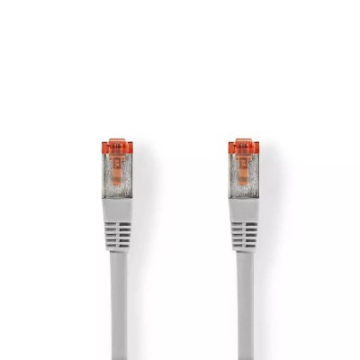 Cablu FTP CAT6 patch cord 2m gri RJ45-RJ45 Nedis foto