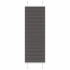 Jaluzea plisată negru 50x100 cm Lățime țesătură 49,4cm poliester