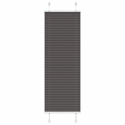 Jaluzea plisată negru 50x100 cm Lățime țesătură 49,4cm poliester foto