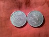Set 2 monede fier 100 Lei 1943 ,1944 ,Mihai I , cal. Buna