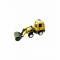 Utilaj de constructii de jucarie cu sunete si lumini 16-18 cm cilindru compactor
