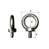 Inel Cu Surub Incorporat M12 / 30Mm/50Mm, MK