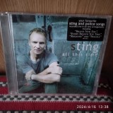 -Y- CD ORIGINAL STING ...ALL THIS TIME ( STARE VG+ ), Rock