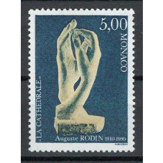Monaco 1990 Mi 1989 MNH - 150 de ani de la nașterea lui Auguste Rodin