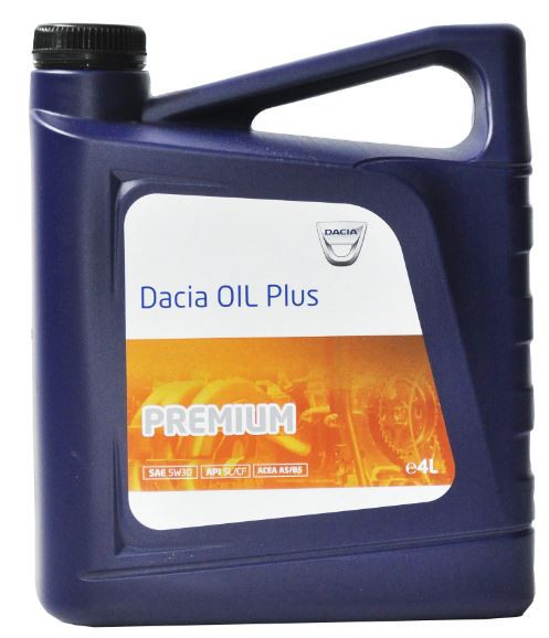 ULEI MOTOR FULL SINTETIC DACIA OIL PLUS PREMIUM API SL CF ACEA A5 B5 5W30 4L