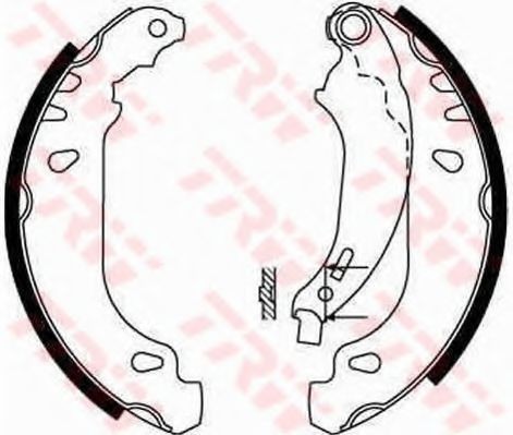 Set saboti frana RENAULT SYMBOL I (LB0/1/2) (1998 - 2008) TRW GS8669