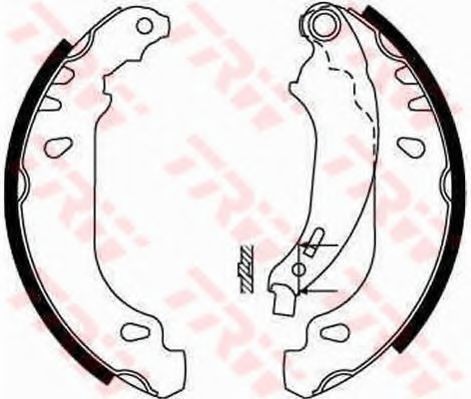 Set saboti frana DACIA SANDERO (2008 - 2016) TRW GS8669