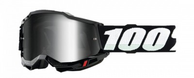 Ochelari cross/atv 100% Accuri Junior Black, lentila oglinda, culoare rama negru Cod Produs: MX_NEW 26013290PE foto