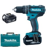 Makita DHP482RFE Masina de gaurit cu percutie 62 Nm + 2 acumulatori Li-Ion 18V, 3.0Ah + incarcator rapid - 0088381656337