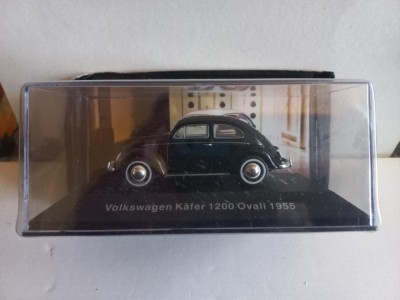 Macheta Volkswagen Kafer 1200 Ovali - 1955 1:43 Deagostini Volkswagen foto
