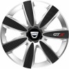 Set 4 Capace Roti GTX Carbon Gri-Negru R15, Compatibil Cu Dacia, Autohelix MSA