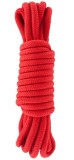 Sfoara Bondage Rope, Rosu, 5 m, Passion Labs