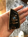 Husa Protectie Cheie Auto Premium BMW X1 X3 X5 X6 X7 Seria 1 3 5 6 7 G20 G30 G11 F15 F16 G01 G02 F48 Keyless - Negru