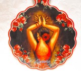 SUPORT TERMOIZOLANT PENTRU OBIECTE FIERBINTI PORTELAN SPANIA DECOR DANSATOARE DE FLAMENCO 25 CM