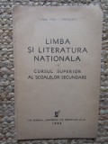 1938 Paul Papadopol Limba si literatura nationala in cursul superior al scoalelo