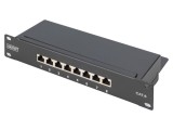 Patch panel 8 porturi, Cat 6, 10"