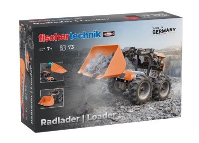 Kit STEM Incarcator frontal de asamblat si manevrat, Fischertechnik foto