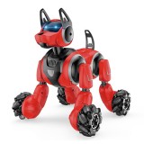 Caine robot de jucarie, multifunctional, cu telecomanda