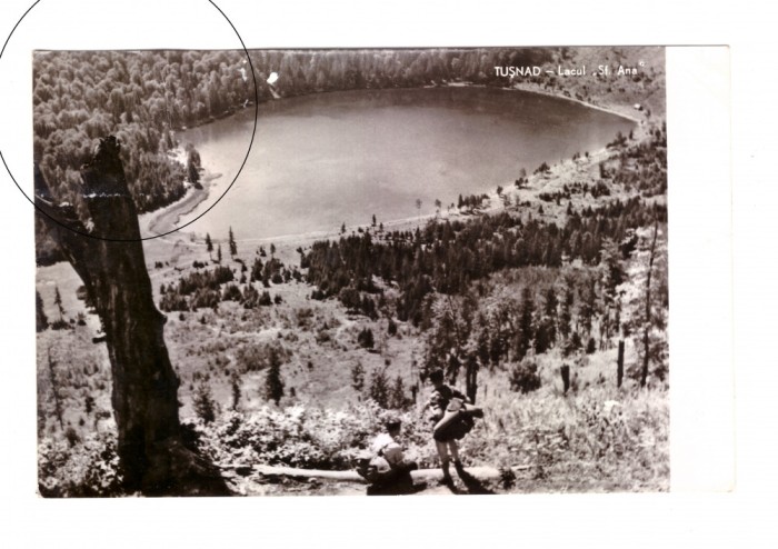CP Tusnad - Lacul Sf. Ana, PRP, circulata 1962, colt sifonat