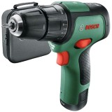 Bosch EasyImpact 12 - Masina de gaurit si insurubat cu percutie cu 1 acumulator Li-Ion 12 V 2 Ah 30 Nm motor fara perii led iluminare geanta textila