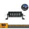 9D LED BAR Lumini Proiector Lampa de lucru 27cm Hi/Lo 3840Lm 48W 10-30v Auto SUV Off Road