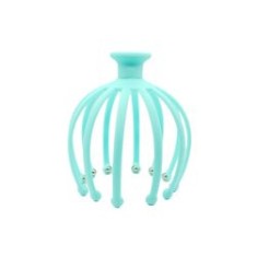 Dispozitiv pentru masaj capilar, plastic/oțel, turcoaz, 11x16 cm