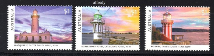 Australia 2018, Faruri, serie neuzata, MNH