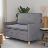 vidaXL Canapea Gri deschis 126 x 81 x 87,5 cm Poliester 42028820