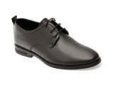 Pantofi eleganti OTTER negri, 1453, din piele naturala