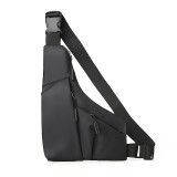 Geanta multifunctionala, borseta impermeabila, crossbody, 4 buzunare, neagra, Obralix&reg;