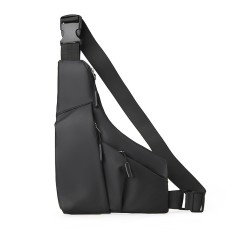 Geanta multifunctionala, borseta impermeabila, crossbody, 4 buzunare, neagra, Obralix&reg;