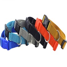 Zgarda chinga textila 25 mm/40 &ndash; 55 cm albastru