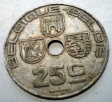 2.033 BELGIA 25 CENTIMES 1939, Europa, Cupru-Nichel